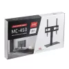 TV stovas MACLEAN MC-450 32–65 colių televizoriams, maks. apkrova 40 kg, VESA iki 400×400, stalinis / ant stalo