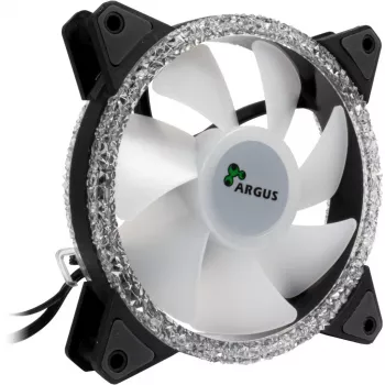 INTER-TECH RS-071 120mm ARGB korpuso ventiliatorius - juodas