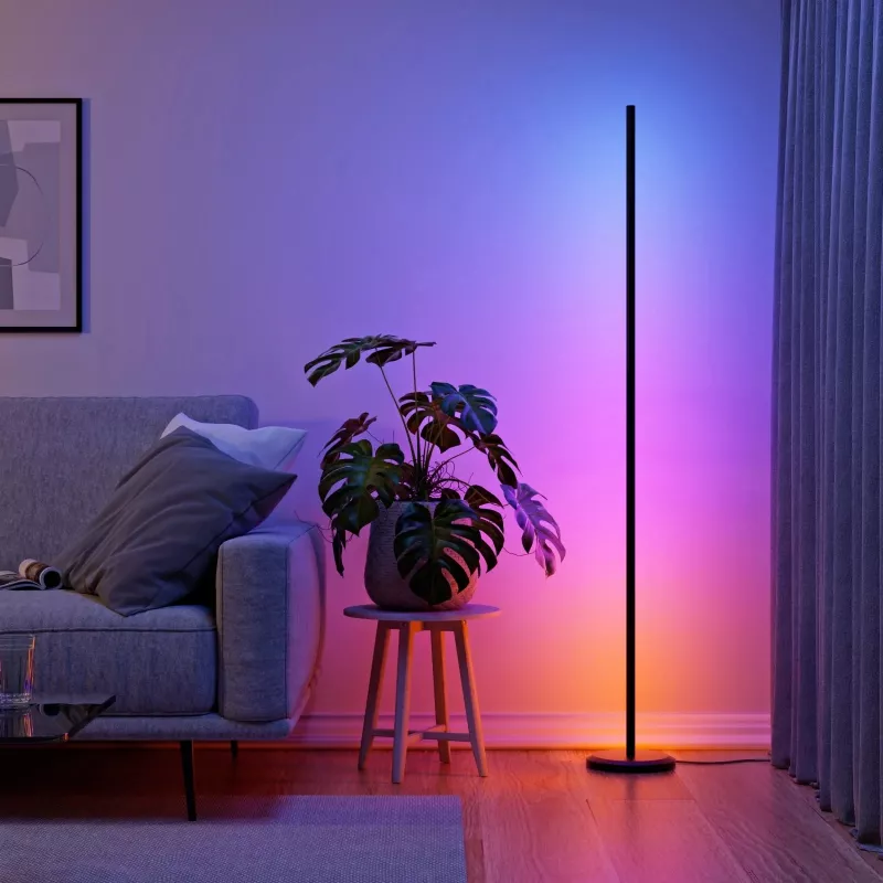 Stovima lempa Nanoleaf N7204K02-1FL 22W RGBW — reguliuojama RGB ir derinama balta šviesa