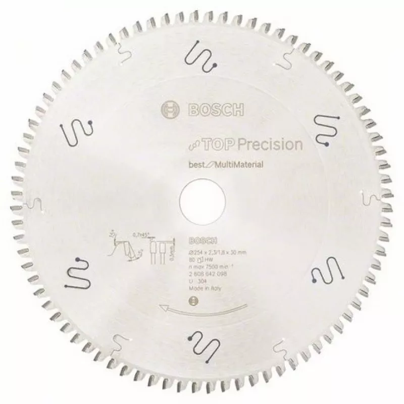Bosch 2 608 642 098 diskinis pjovimo diskas 25.4 cm 1 vnt.