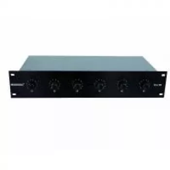 Omnitronic ELA 6S-Zonen LS-Regler 30W garso zonų maišytuvas – 6 zonų garsiakalbių valdiklis, 30 W