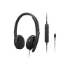Lenovo 4XD1M45626 ausinės / laisvų rankų įranga Laidinės Ant galvos USB tipo C Juoda