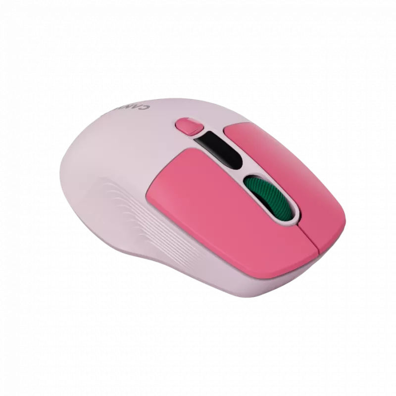 Canyon MW-26 - 2in1 belaidė optinė pelė Bluetooth / 2,4 GHz - tyli - rožinė