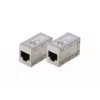 Digitus CAT 6 moduliniai adapteriai ekranuoti 2 vnt. RJ-45 auksiniai kontaktai sidabriniai