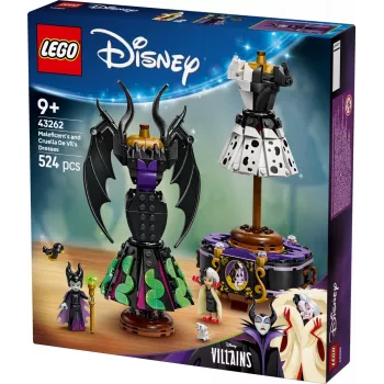 LEGO DISNEY 43262 Piktosios ir Kruelos de Vil suknelės
