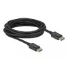 Delock - DisplayPort kabelis - DisplayPort (M) į DisplayPort (M) - DisplayPort 2.0 - 3,0 m - Palaiko 10K 60 Hz (10 240 x 4320) - Juoda (80263)