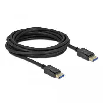 Delock - DisplayPort kabelis - DisplayPort (M) į DisplayPort (M) - DisplayPort 2.0 - 3,0 m - Palaiko 10K 60 Hz (10 240 x 4320) - Juoda (80263)