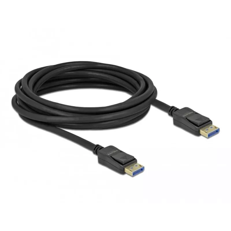 Delock - DisplayPort kabelis - DisplayPort (M) į DisplayPort (M) - DisplayPort 2.0 - 3,0 m - Palaiko 10K 60 Hz (10 240 x 4320) - Juoda (80263)