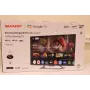 Smart TV Sharp 43HR7265E 43 coliai (108 cm) 4K UHD LED, Google TV, Wi‑Fi, HDMI/USB/RJ45 — Juoda — Pažeista pakuotė