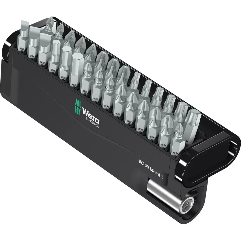 Atsuktuvų antgalių rinkinys Wera BC 30 Metal 1