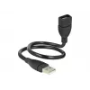 USB laidas DeLOCK 35cm USB 2.0 83498 juoda