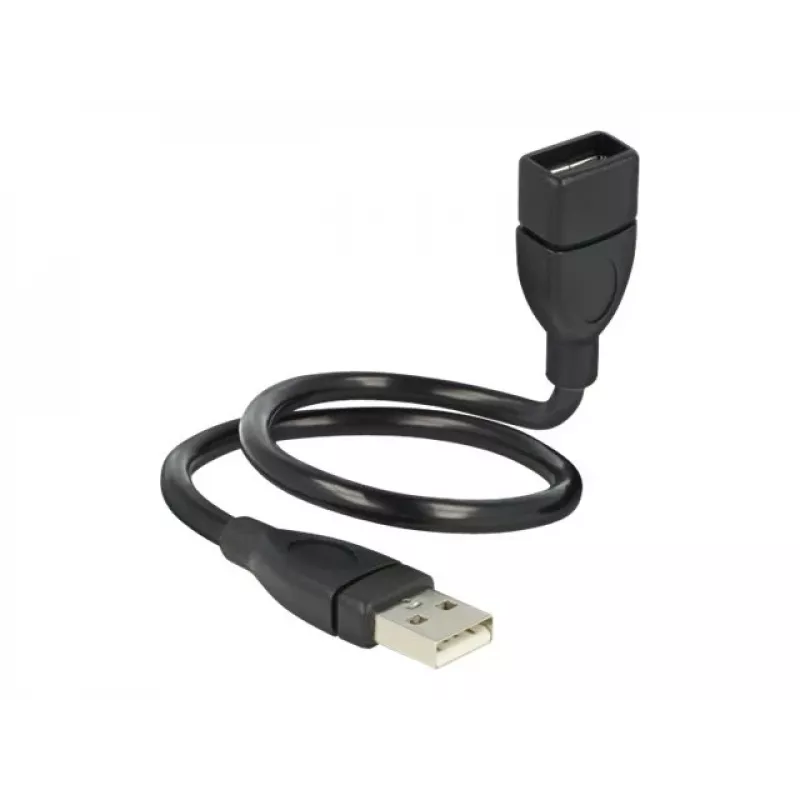 USB laidas DeLOCK 35cm USB 2.0 83498 juoda
