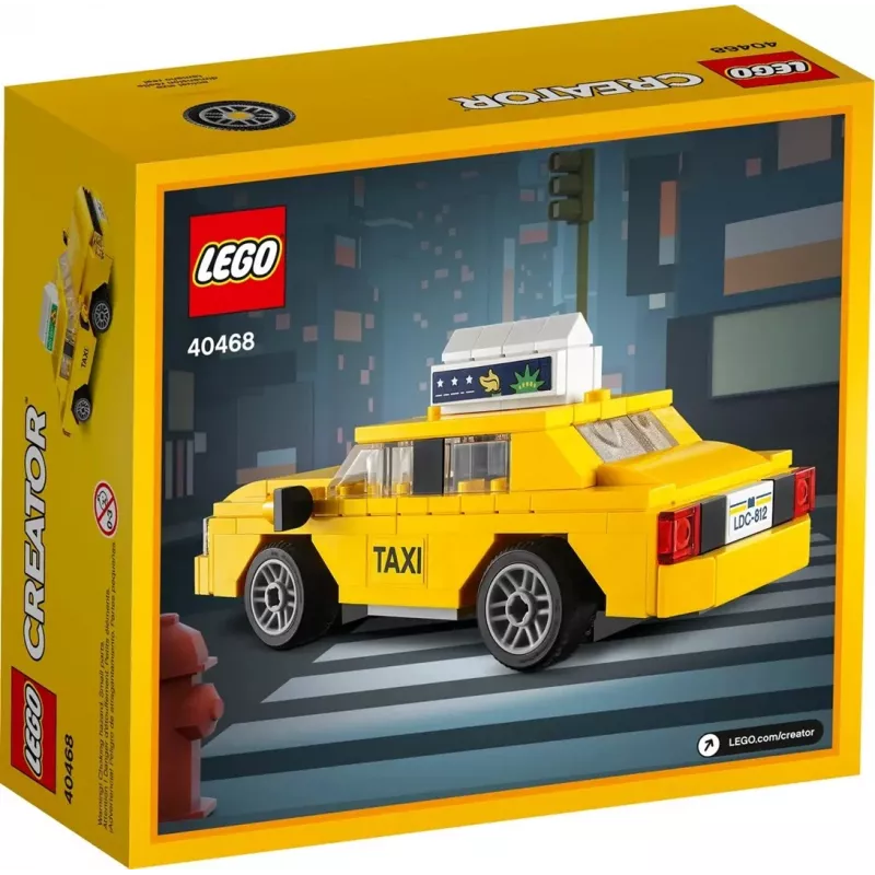 LEGO CREATOR 40468 Geltonas taksi automobilis