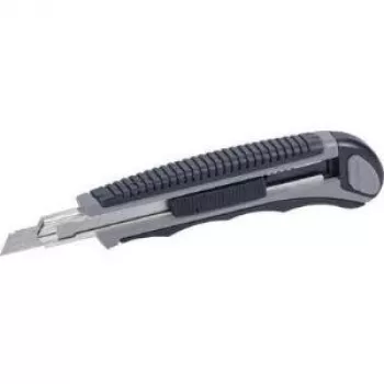 Universalus peilis KWB 014009 su 9 mm keičiamais peiliukais, metaline/plastikine rankena