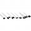 Sharkoon Rebel P20 1200 White 1x 12 Pin High Power Connector 4x PCIe kabelių valdymas PC Serverių maitinimo šaltinis