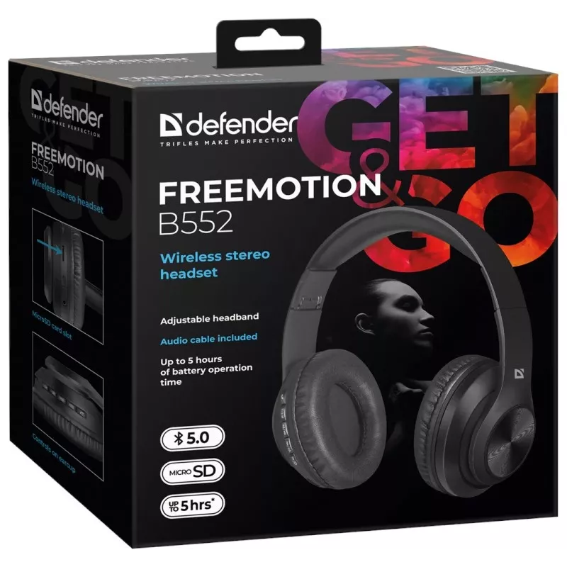 Ausinės Defender FreeMotion B552