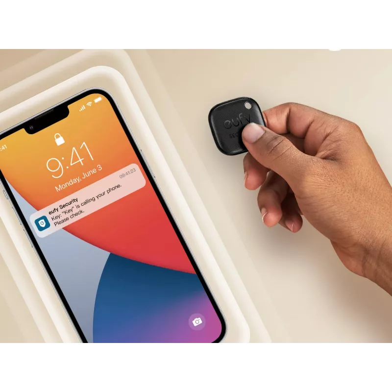 „Bluetooth“ sekiklis „Anker Eufy SmartTrack Link“ — 2 vnt. rinkinys, skirtas apsaugai nuo pametimo, skirtas „iPhone“ ir „iPad“