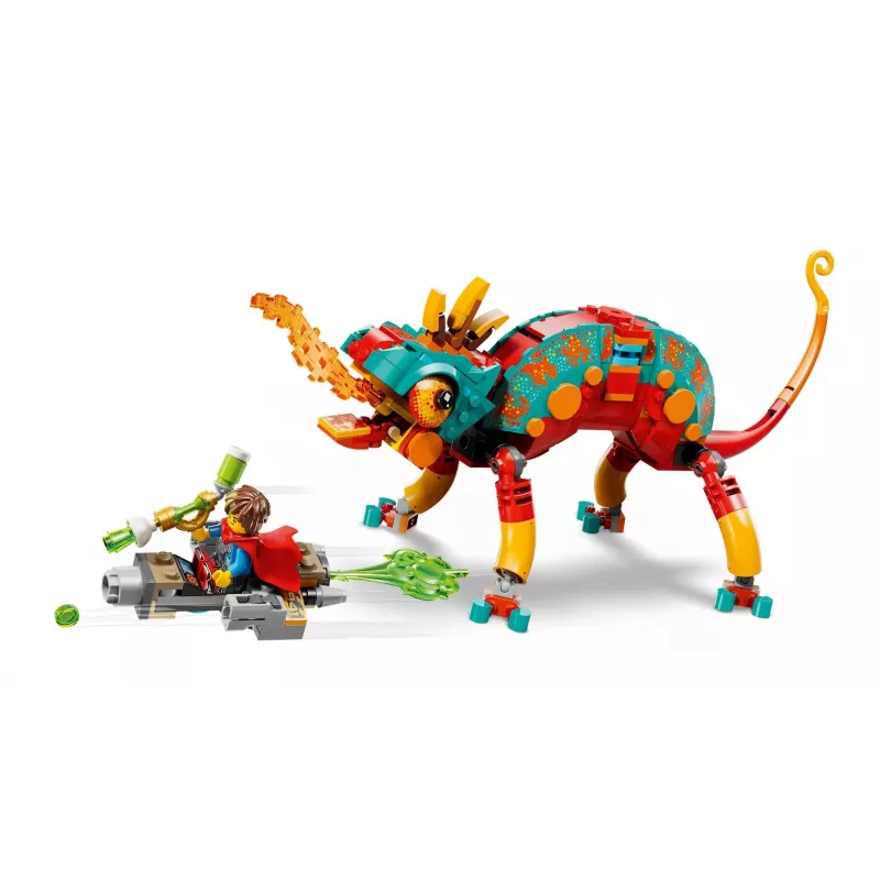 Konstruktorius LEGO 71492 Dreamzz Mateo ugnies chameleonas, plytelių modelis kūrybiškam konstravimui