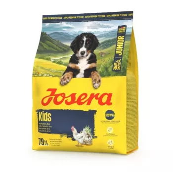 Sausas šuniukų maistas JOSERA Junior Food 3 kg — visavertis užkandis su subalansuotomis maistinėmis medžiagomis