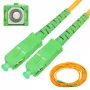 Extralink SC/APC–SC/APC vienmodis komutacinis kabelis G.657A 3 mm, 2 m