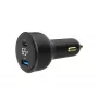 MOBILUSIS ĮKROVIKLIS AUTOMOBILIUI USB 2 PORT/TA-UC-AC2PD30LCD-CAR01 GEMBIRD
