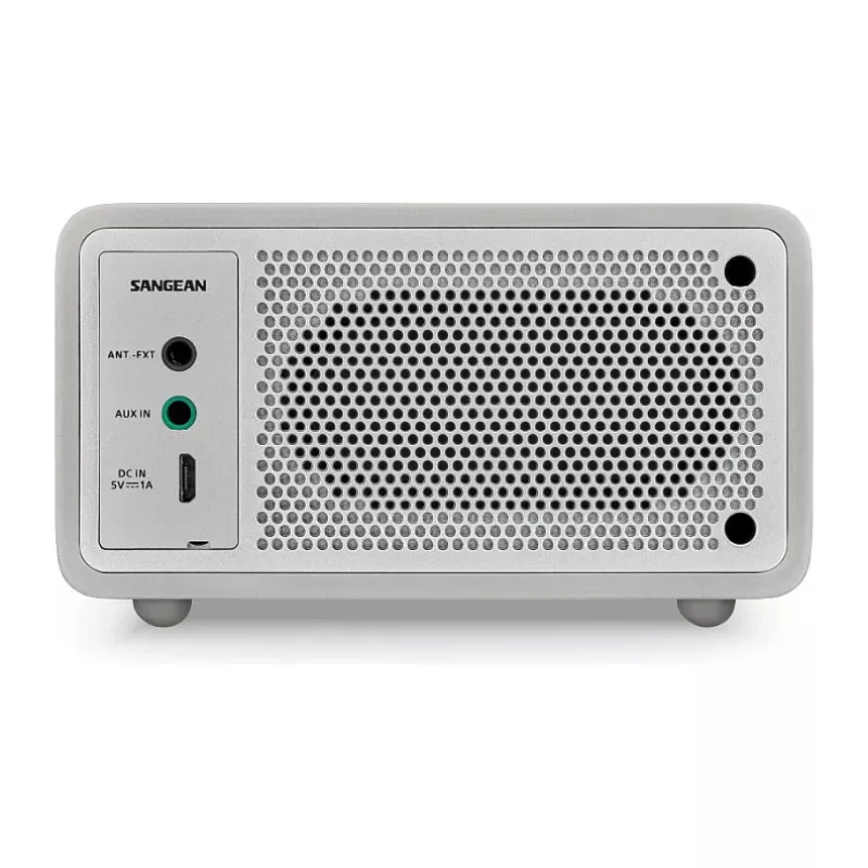 Stalinis radijas Sangean DDR-7 Glacier Sidabrinė su skaitmeniniu imtuvu ir Bluetooth