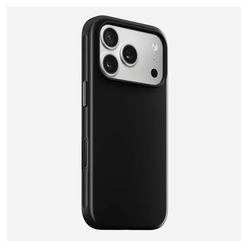 Mobiliojo telefono dėklas Nomad NM014001858, skirtas Apple iPhone 17 Pro, 16 cm (6,3 col.) ekranui, juodas