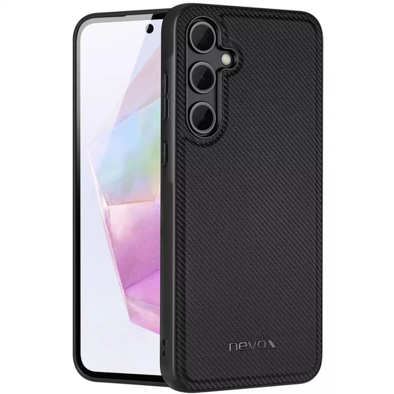 StyleShell NYLO, telefono dėklas juodas, Samsung Galaxy A35 5G