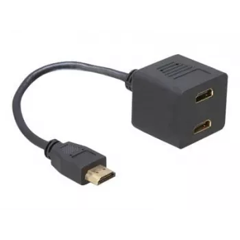HDMI adapteris DeLOCK 65056 0,2 m, kištukas į 2 lizdus