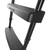 Trampolino kopėčios HUDORA universalios 70–100 cm, juodos, reguliuojamos saugos pakopos