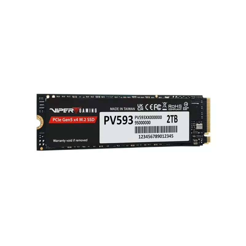 M.2 2280 NVMe PCIe Gen5 x4 SSD PATRIOT PV593P2TBM28H 2 TB, NVMe 2.0, 14000/13000 MB/s