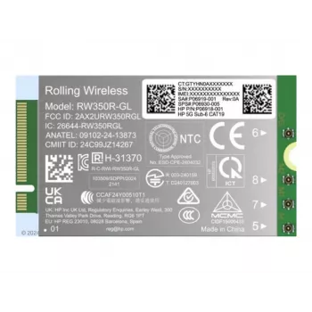HP 5G Sub-6 WWAN vidinė belaidžio ryšio technologija WWAN B8BD4AA