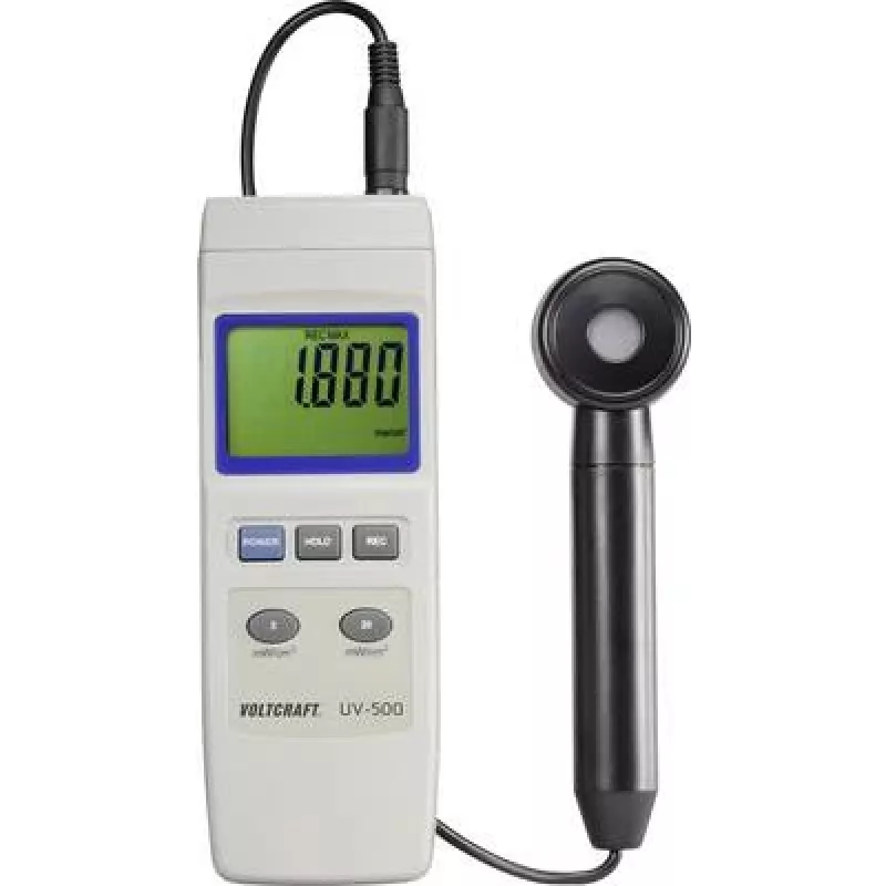 VOLTCRAFT UV-500 UV matavimo prietaisas 0,002 - 19,99 mW/cm² (VC-8330305)