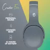 Ausinės Skullcandy Crusher Evo — laidinės ir Bluetooth, pilkos, 40 h atkūrimo, USB-C, AUX, sulankstomos
