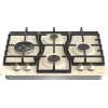 Gorenje GW6D42CLI kaitlentė Smėlio spalvos Integruojama 60 cm Dujinė 4 zonos (-ų)