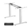 Stovimojo stalo rėmas ONKRON CDF222E-W elektrinis 2 kojų, baltas, plotis 100–170 cm, kėlimas 73+ cm, apkrova 100 kg