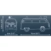 Konstruktorius COBI Volkswagen T2b gaisrinis automobilis, mastelis 1:35, raudonas