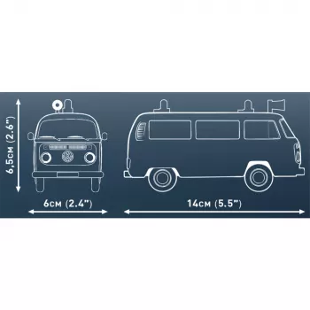 Konstruktorius COBI Volkswagen T2b gaisrinis automobilis, mastelis 1:35, raudonas