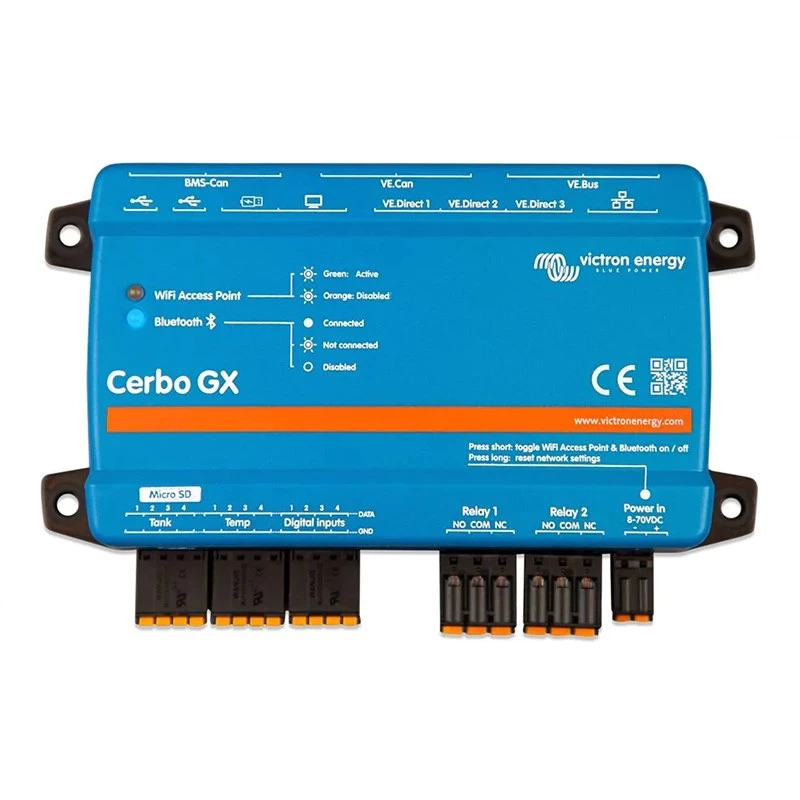 Cerbo GX MK2 Victron Energy BPP900450110 pažangi stebėjimo sistema su nuotoliniu ryšiu ir ekrano palaikymu