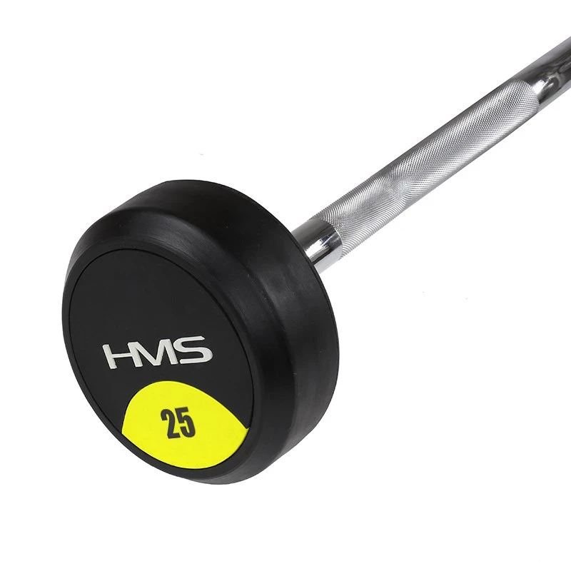 HMS GSL25 fiksuota štanga/guminė laužta štanga 25 kg