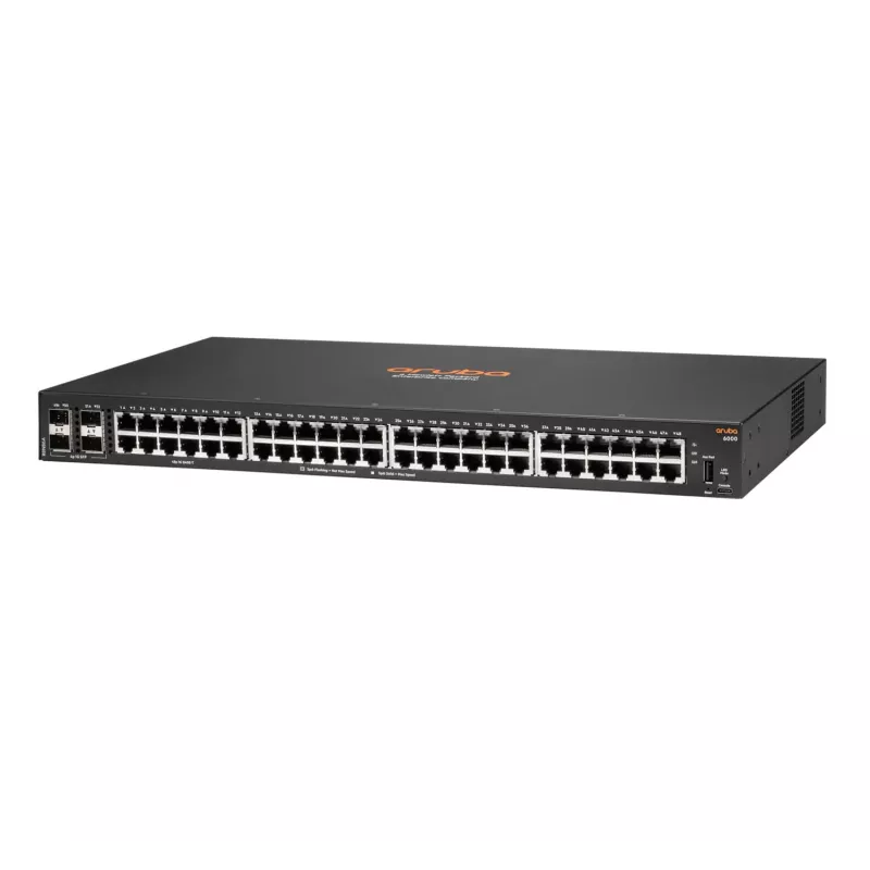 HPE Aruba Networking CX6000 52 prievadų komutatorius (R8N86A) [48x Gigabit LAN, 4x SFP]