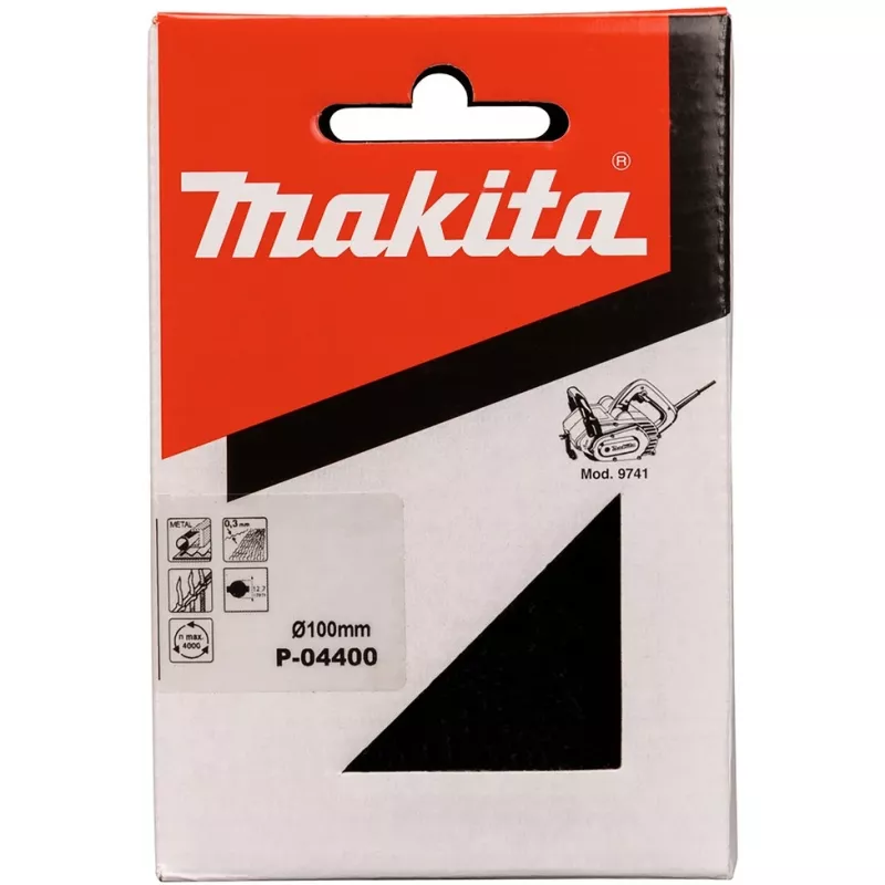 Makita 794384-3 nailoninio abrazyvinio šepečio diskas K80 juostiniam šlifuokliui 9741