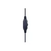 Laidinės žaidimų ausinės GEMBIRD GHS-05-O, apsupamosios, 20–20000 Hz, 2 m laidas, 250 g, oranžinės/juodos