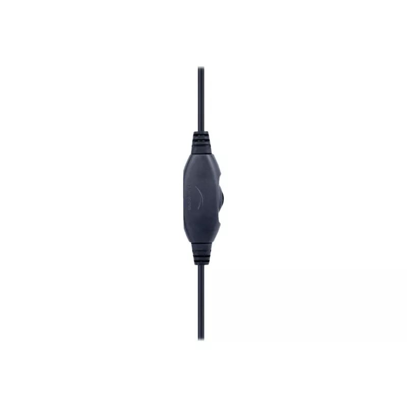 Laidinės žaidimų ausinės GEMBIRD GHS-05-O, apsupamosios, 20–20000 Hz, 2 m laidas, 250 g, oranžinės/juodos
