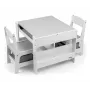 Vaikų baldų rinkinys Milly Mally Sven White – modelis 5488, baltos apdailos