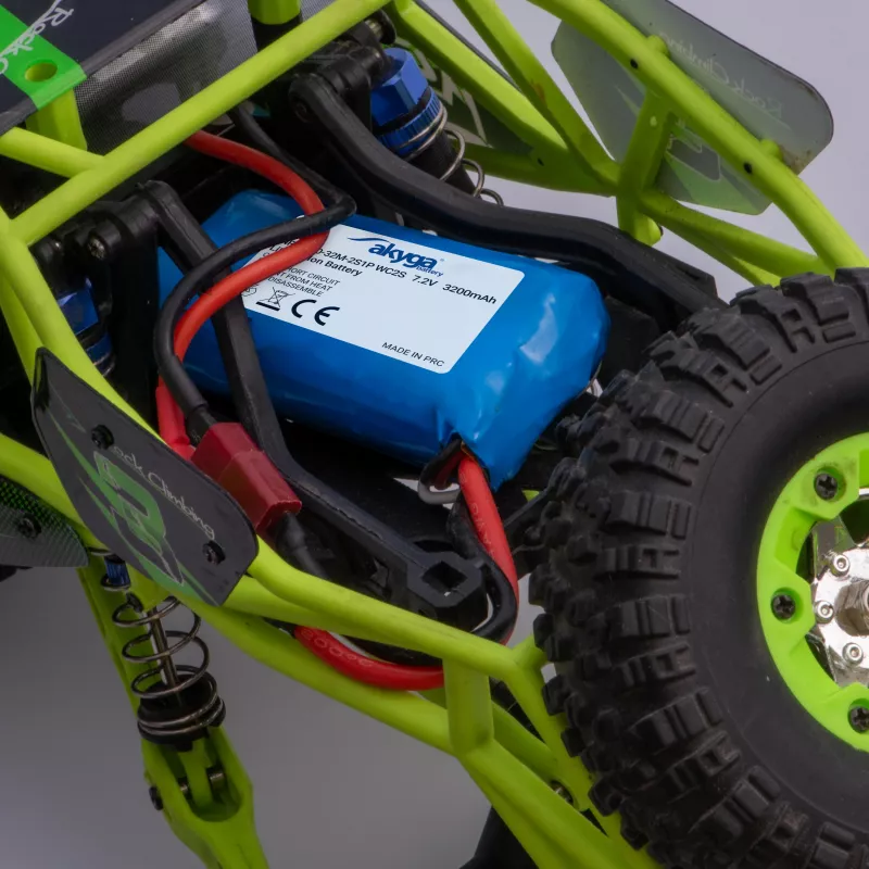 Akyga AKY2834 Li-Ion akumuliatorių paketas INR18650-128M-1S4P PCM WC2S, 3,6 V, 12800 mAh, Cvilux 2 kontaktų
