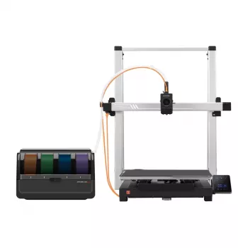 3D spausdintuvas AnyCubic Kobra 3 Max Combo — kūrimo sritis 420×420×500 mm, PETG/PLA, maks. purkštuko temperatūra 300°C, lovelės 90°C, Wi‑Fi