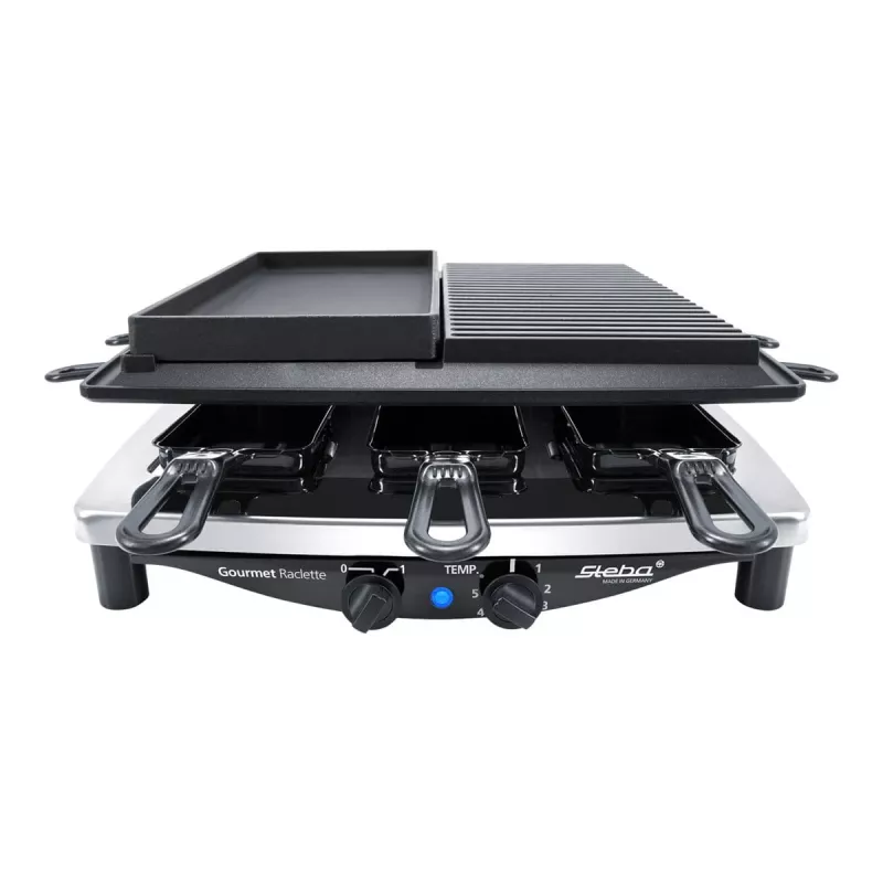 Ryžių viryklė Steba RC 4 Plus Deluxe Chrome Juoda 622300