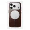 Mobiliojo telefono dėklas Nomad Traditional Leather Case, skirtas iPhone 17 Pro, odinis mikropluoštas, tinka 6,3 colio (16 cm), ruda