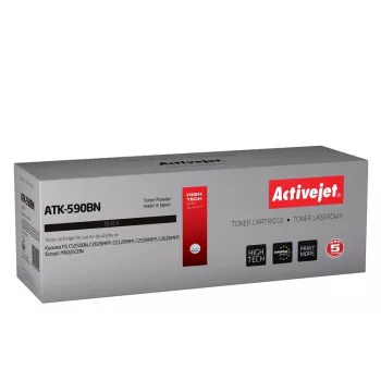 Activejet ATK-590BN dažiklis (pakaitalas Kyocera TK-590BK; Supreme; 7000 puslapių; juodas)